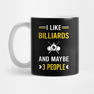 3 People Billiards Mug